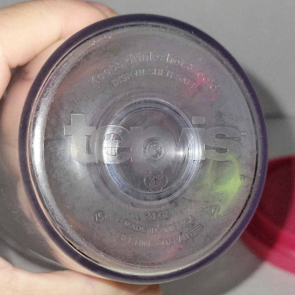 24 Oz Tervis Chevron Anchors Away Travel Tumbler Pink Lid